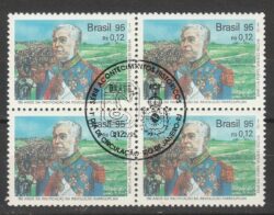C 1934 Selo Pacificacao da Revolucao Farroupilha Duque de Caixas Milita Guerra 1995 Quadra CBC RJ