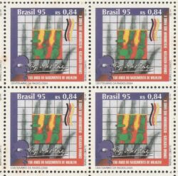 C 1967 Selo Radiologia Wilhlem Conrad Roentgen Raio X 1995 Quadra CLM