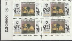 C 1983 Selo Botafogo de Futebol e Regatas 1995 Quadra Vinheta Correios