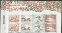 C 4200 Selo Animais Brasileiros Cervo Esquilo Pato Boto 2026 Octilha Vinheta