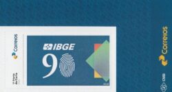SI 134 Selo Institucional Instituto Brasileiro de Geografia e Estatistica IBGE 2026 Vinheta Correios