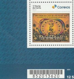 SI 135 Selo Institucional Casa de Oxumare Religiao Matrizes Africanas Cobra 2026 Codigo de Barras