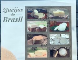 C 3993 Selo Queijos do Brasil 2021 Folha CBC PA Com Vinheta