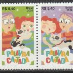 C 4211 Selo Palavra Cantada Musica Violao Gato Crianca 2026 Serie Completa