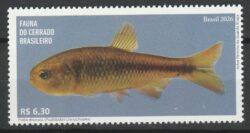 C 4217 Selo Fauna do Cerrado Brasileiro 2026 Peixe