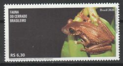C 4218 Selo Fauna do Cerrado Brasileiro 2026 Sapo