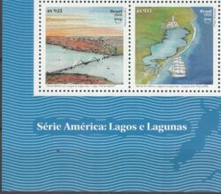 C 4221 Selo Lagos e Lagunas Navio Farol Ponte Brasilia 2026 Vinheta Descricao
