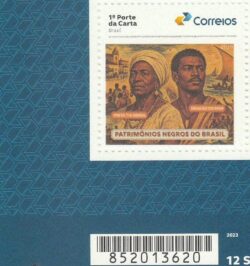 SI 136 Selo Institucional Patrimonios Negros do Brasil Mulher 2026 Codigo de Barras