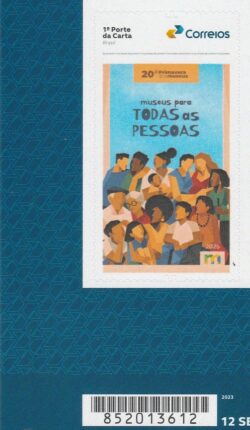 SI 137 Selo Institucional Primavera dos Museus 2026 Codigo de Barras